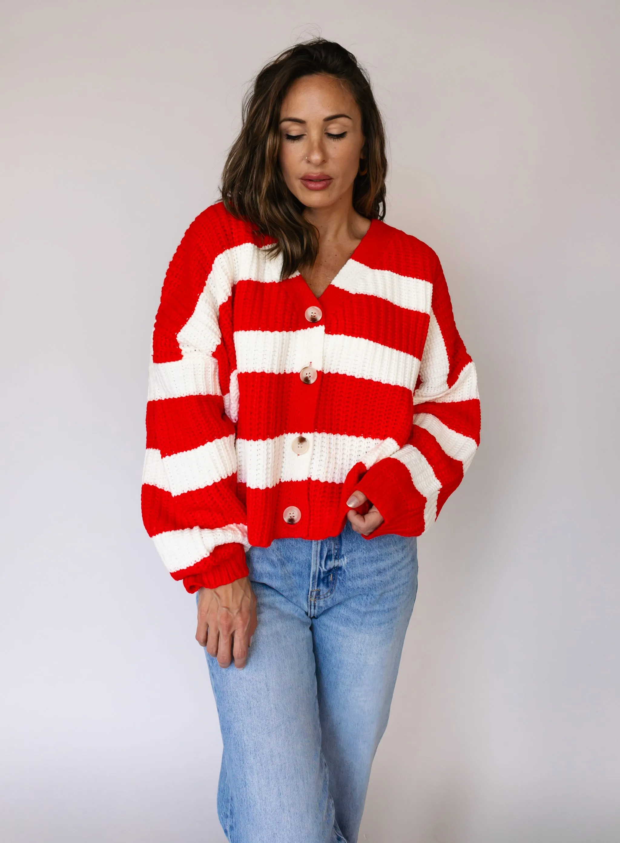 Makenzie Striped Cardigan - Final Sale