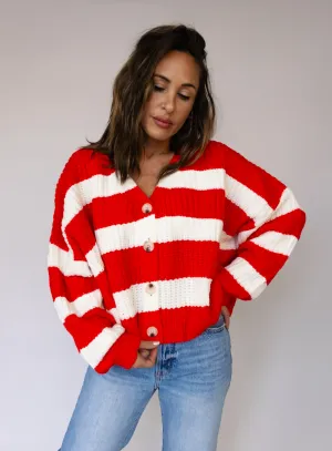 Makenzie Striped Cardigan - Final Sale