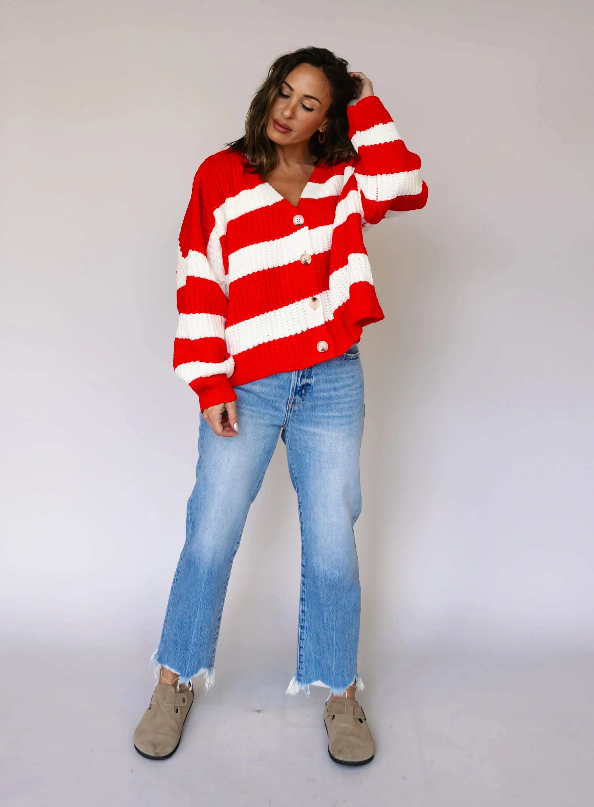 Makenzie Striped Cardigan - Final Sale