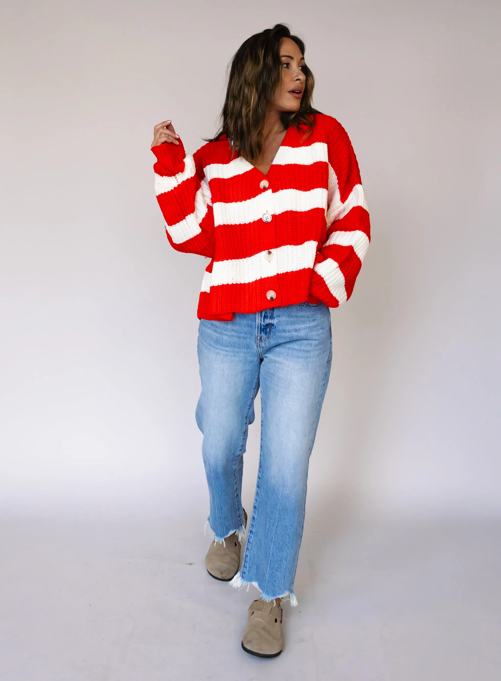 Makenzie Striped Cardigan - Final Sale