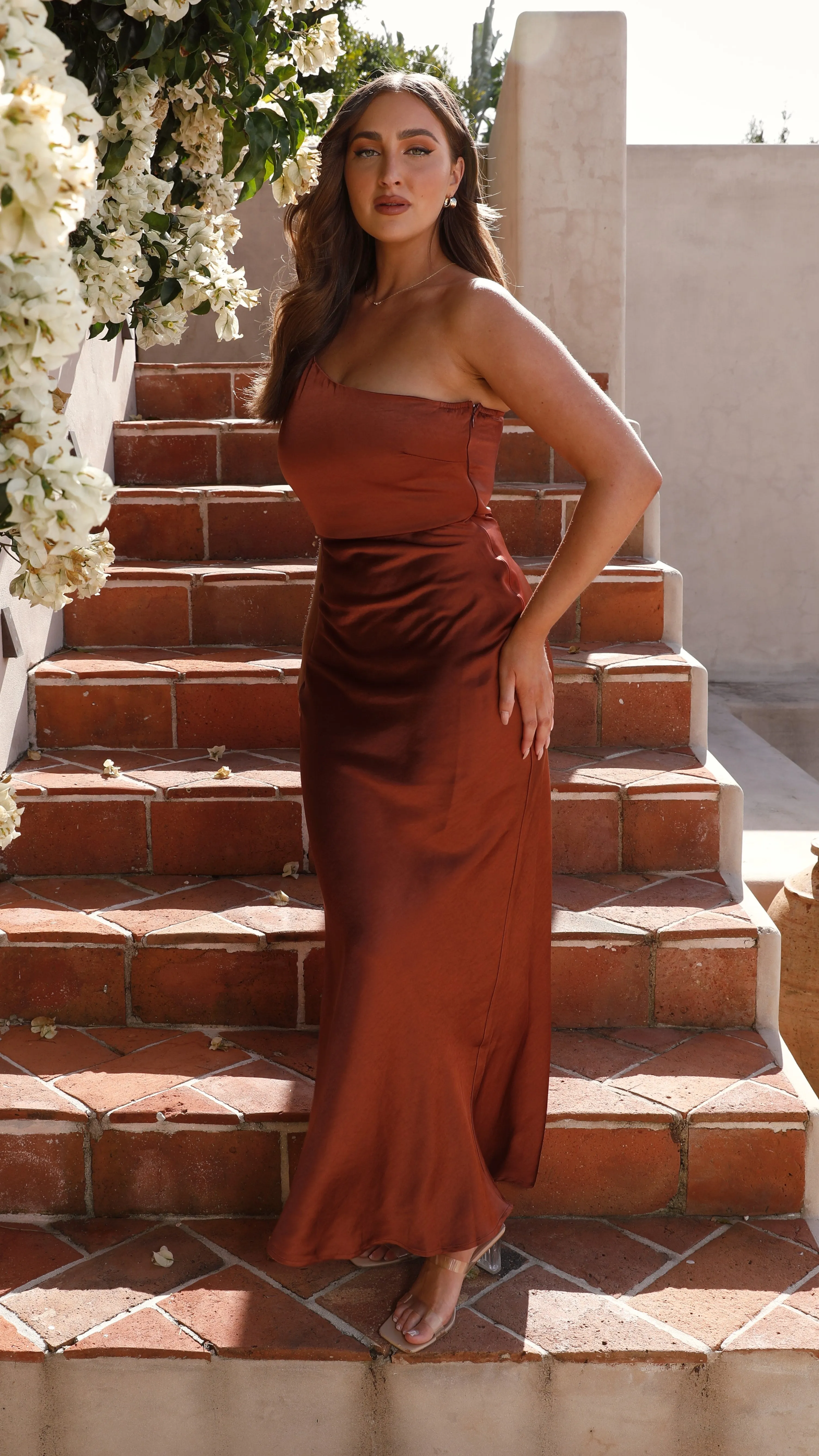Margot Maxi Dress - Rust