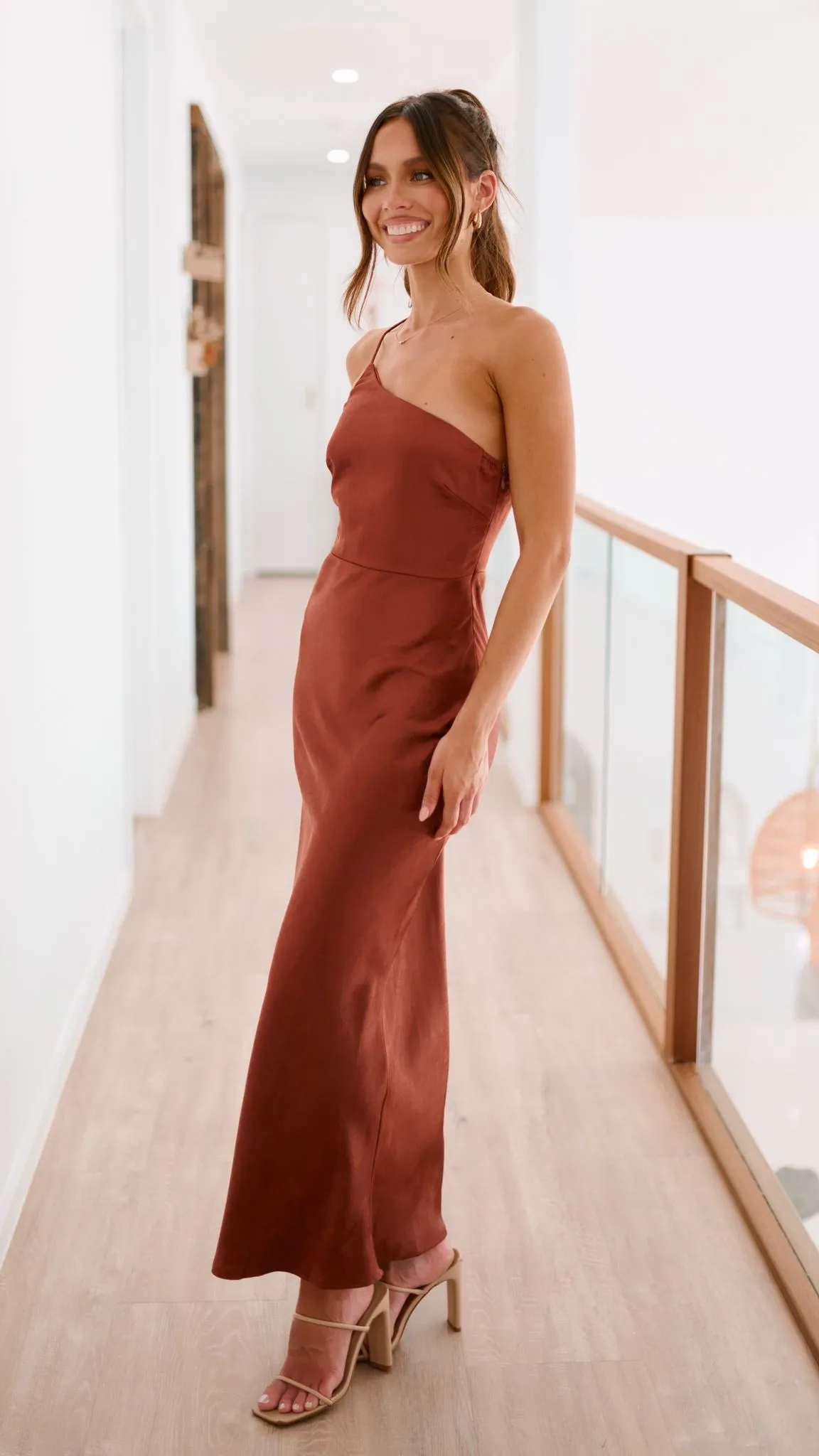 Margot Maxi Dress - Rust