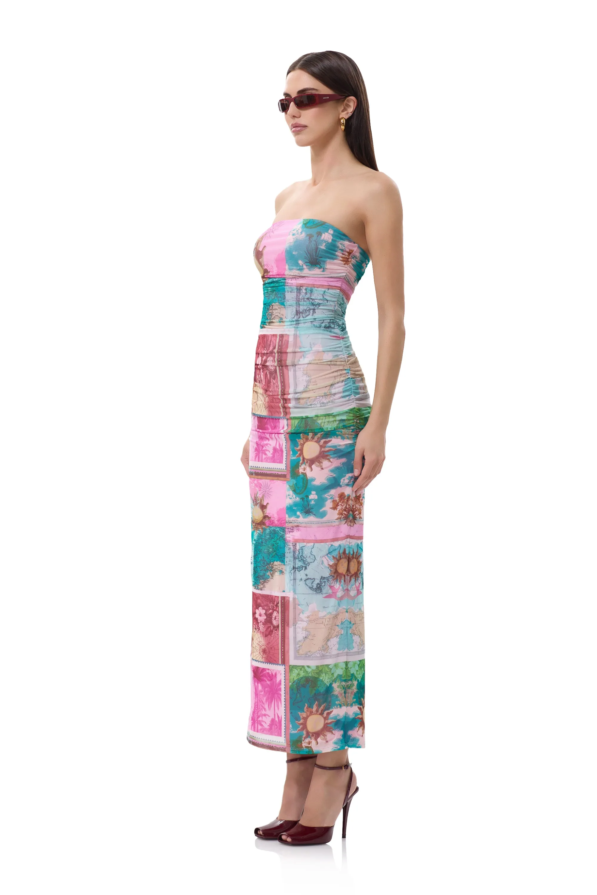 Marlo Dress - Tropic Postcard