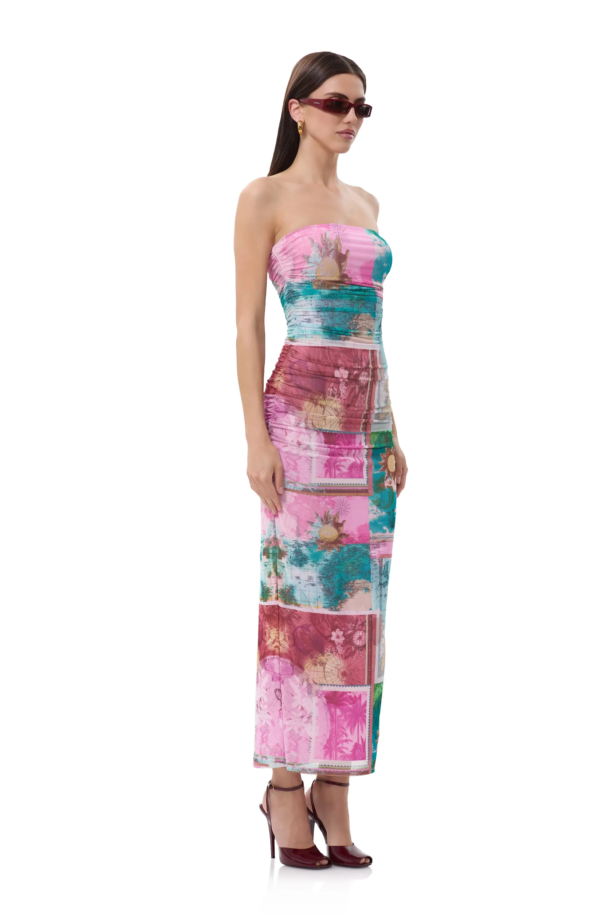 Marlo Dress - Tropic Postcard