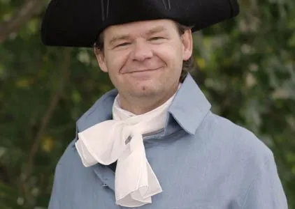 Men's White Silk Cravat