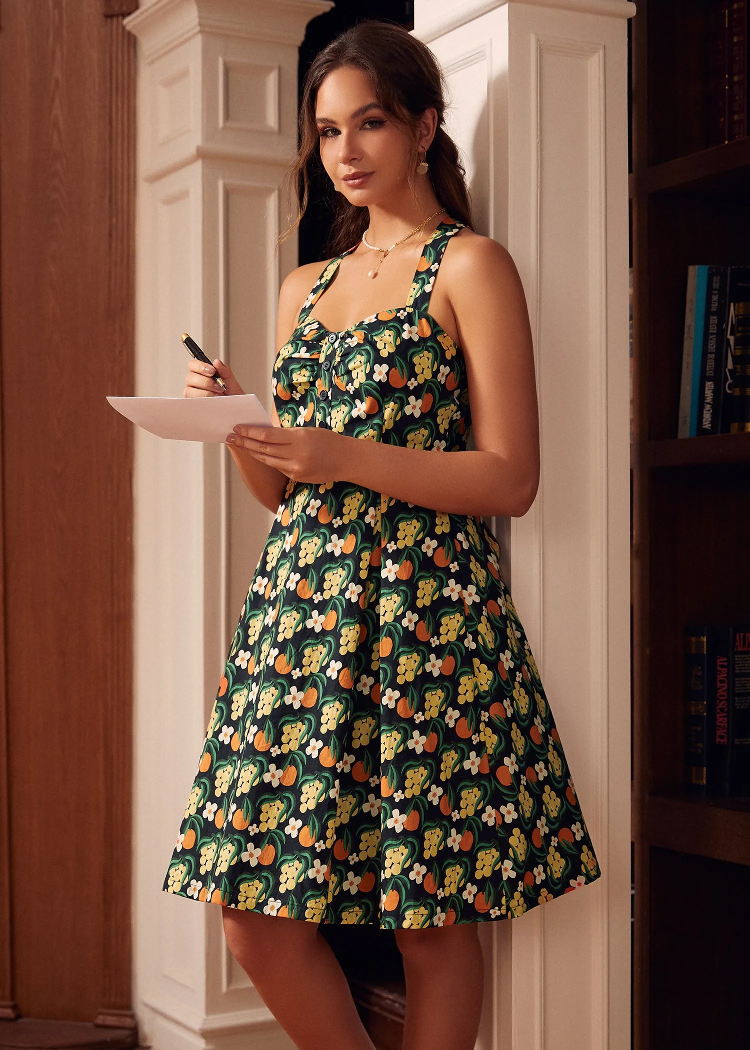 Midnight Garden Mini Dress