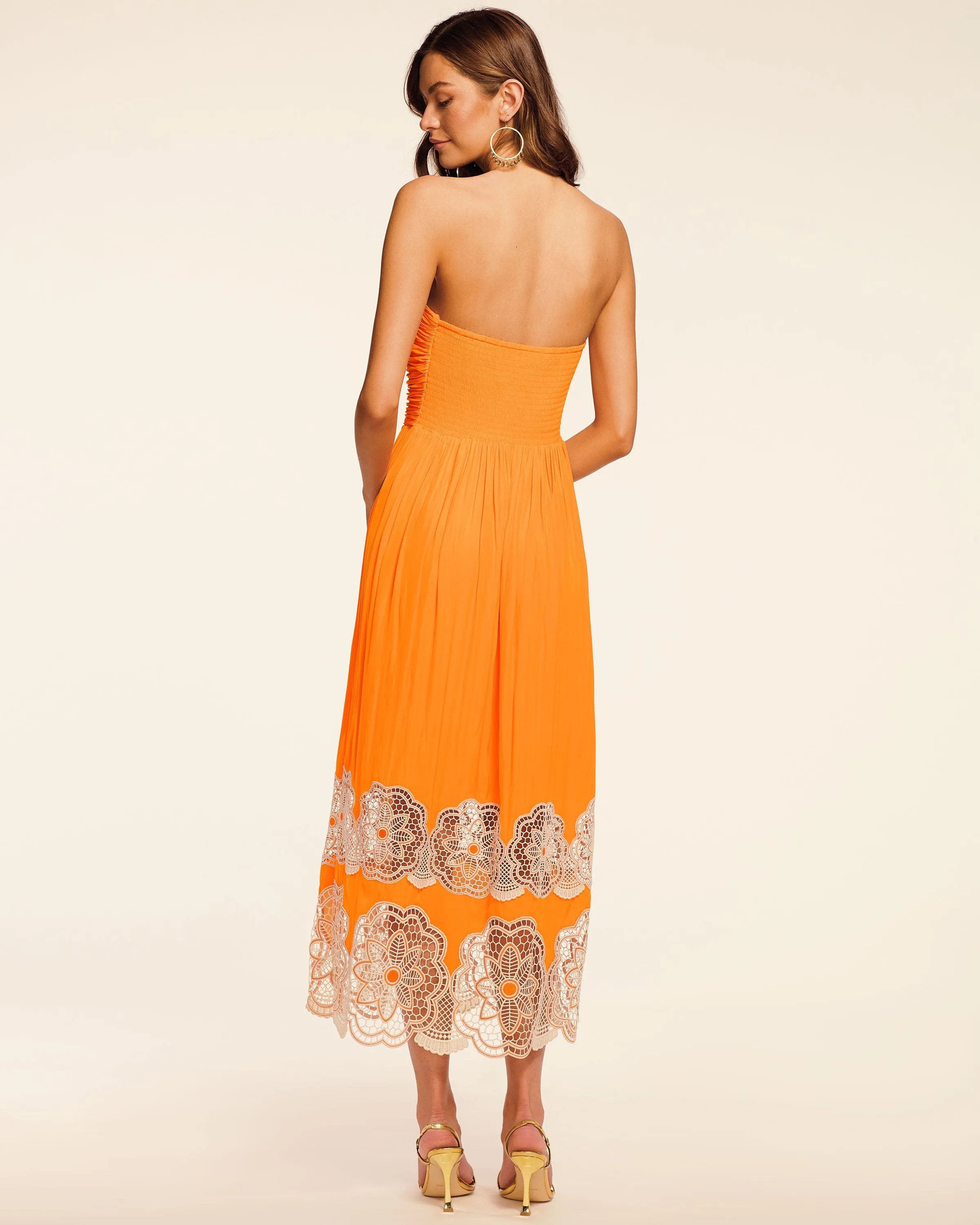 Milani Embellished Strapless Maxi Dress