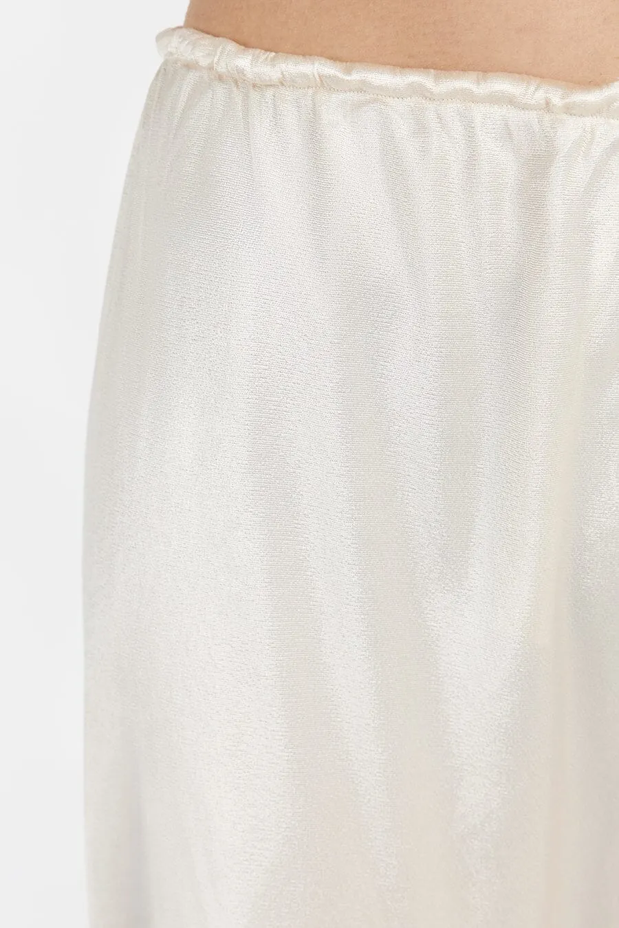 MYKA CREAM SATIN PANT