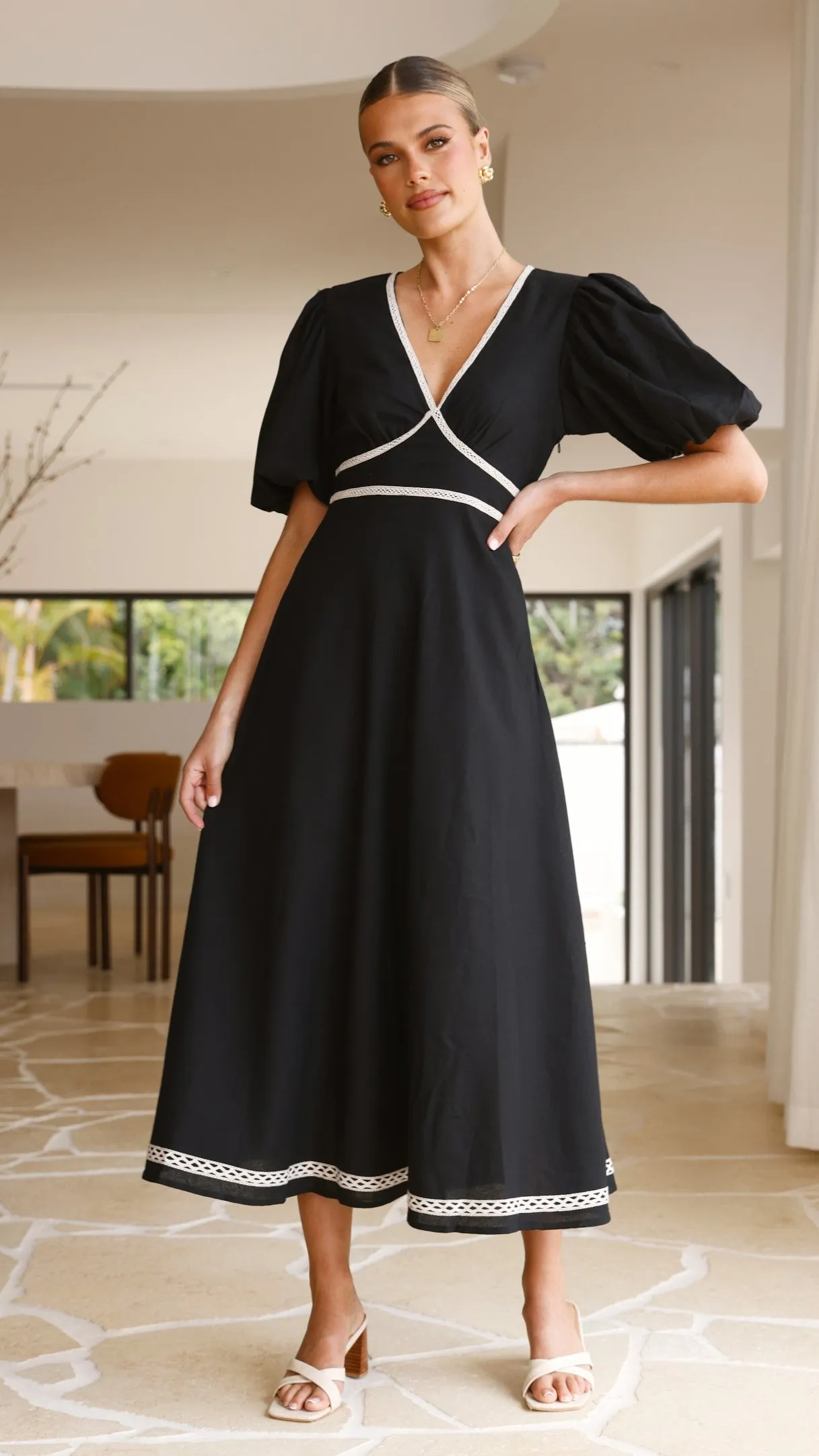 Nakisha Maxi Dress - Black