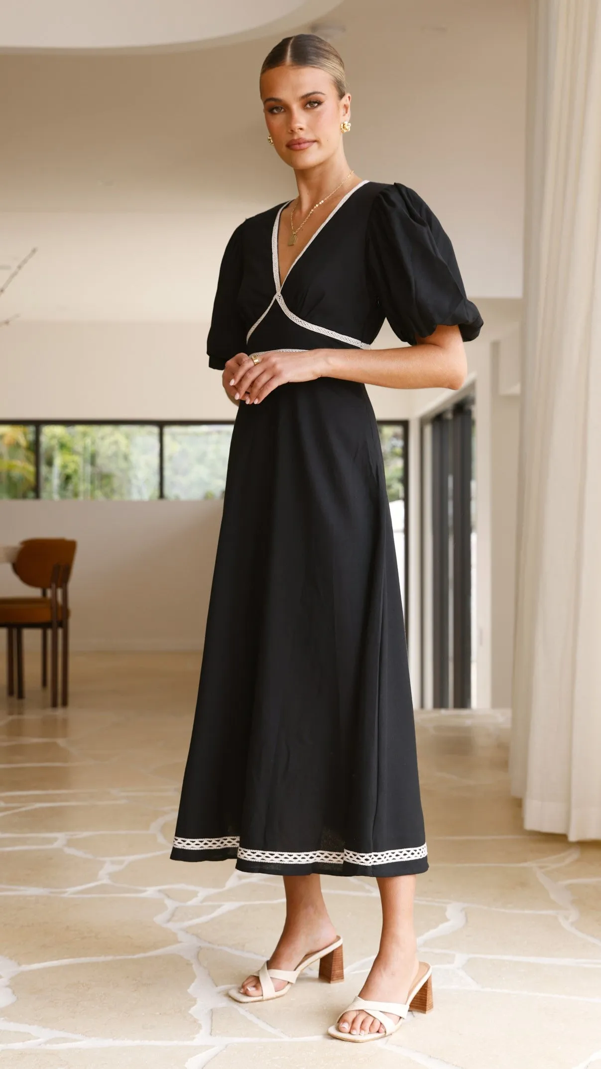 Nakisha Maxi Dress - Black