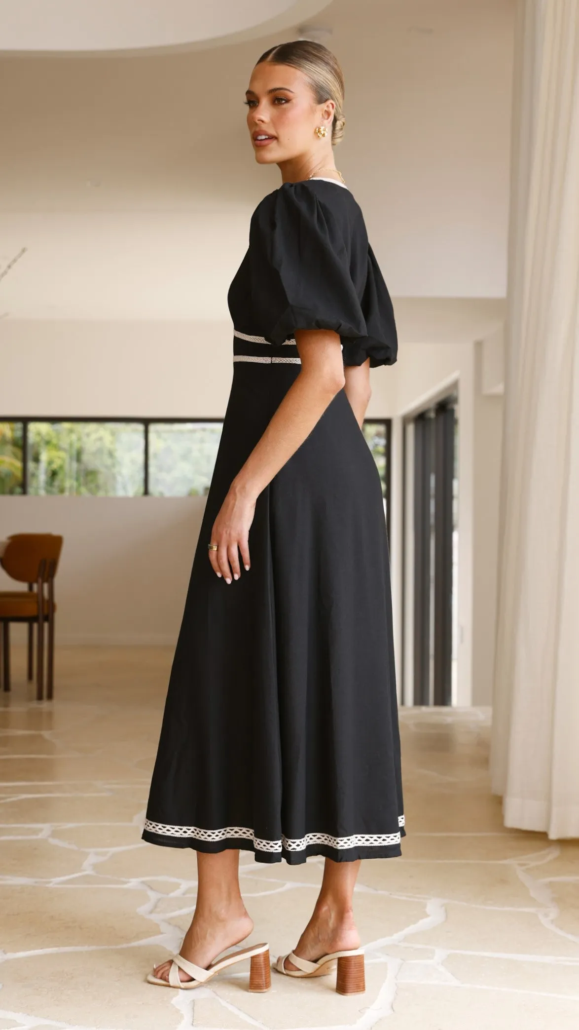 Nakisha Maxi Dress - Black