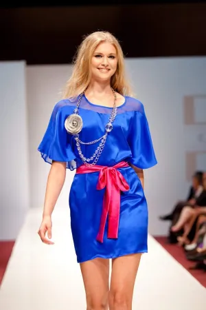 Necee Dress Cobalt Blue