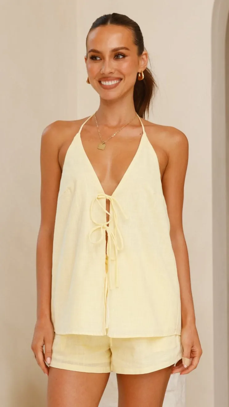 Octavia Top - Lemon