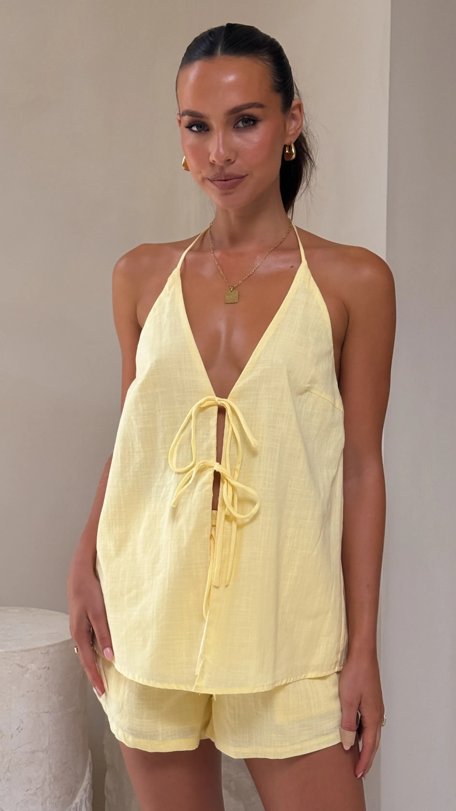 Octavia Top - Lemon