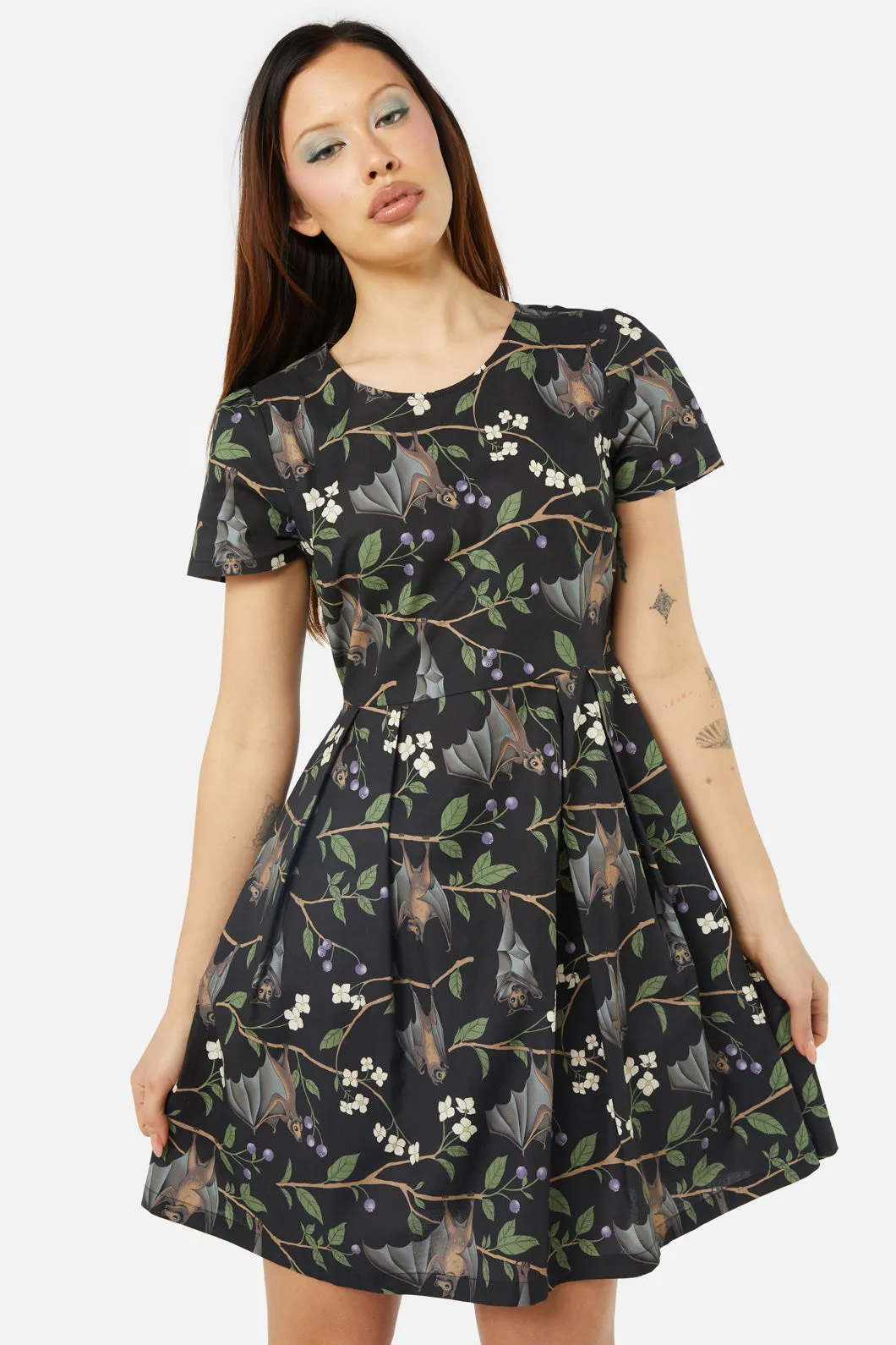 Old World Printed Dress