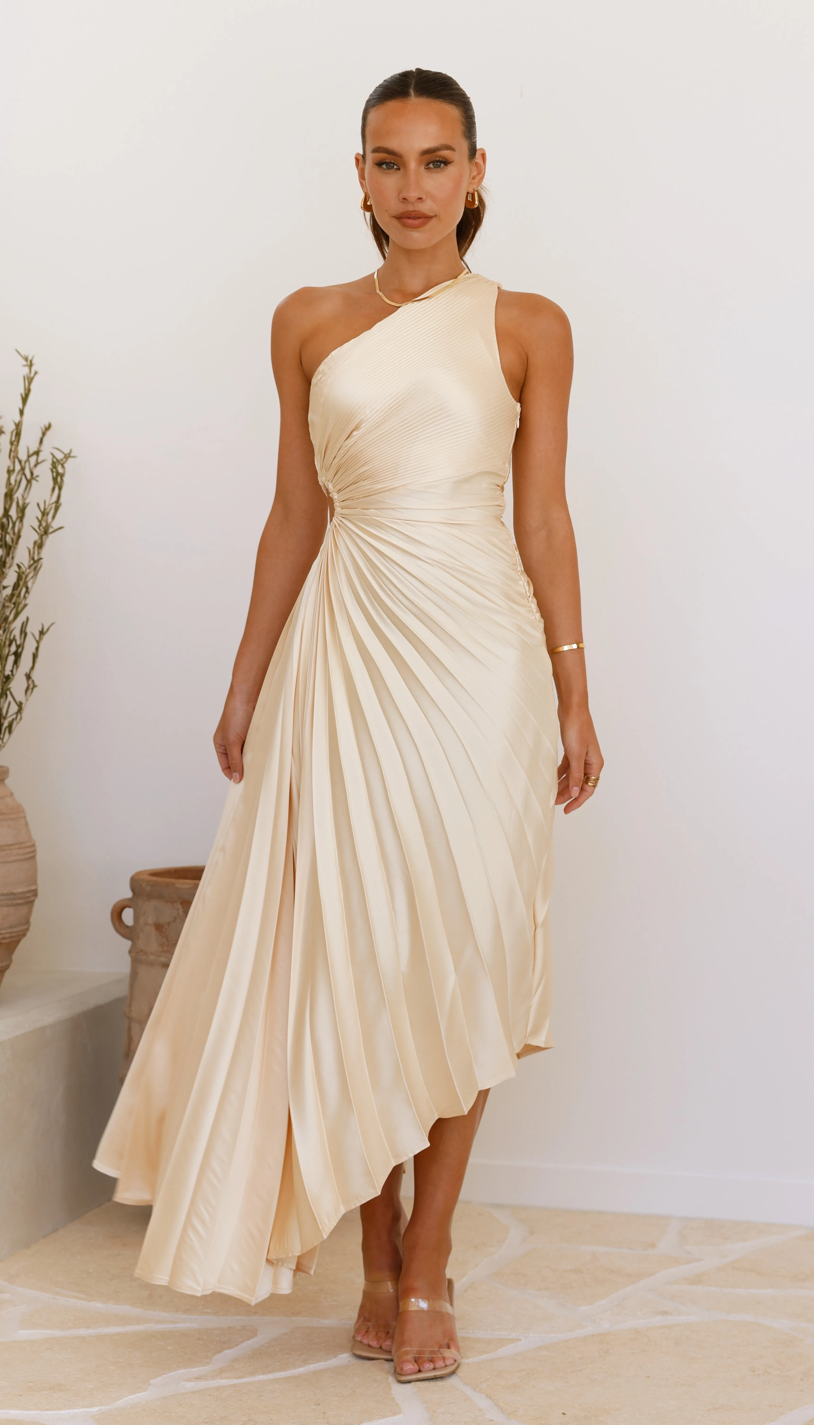 Olivia Maxi Dress - Lemon