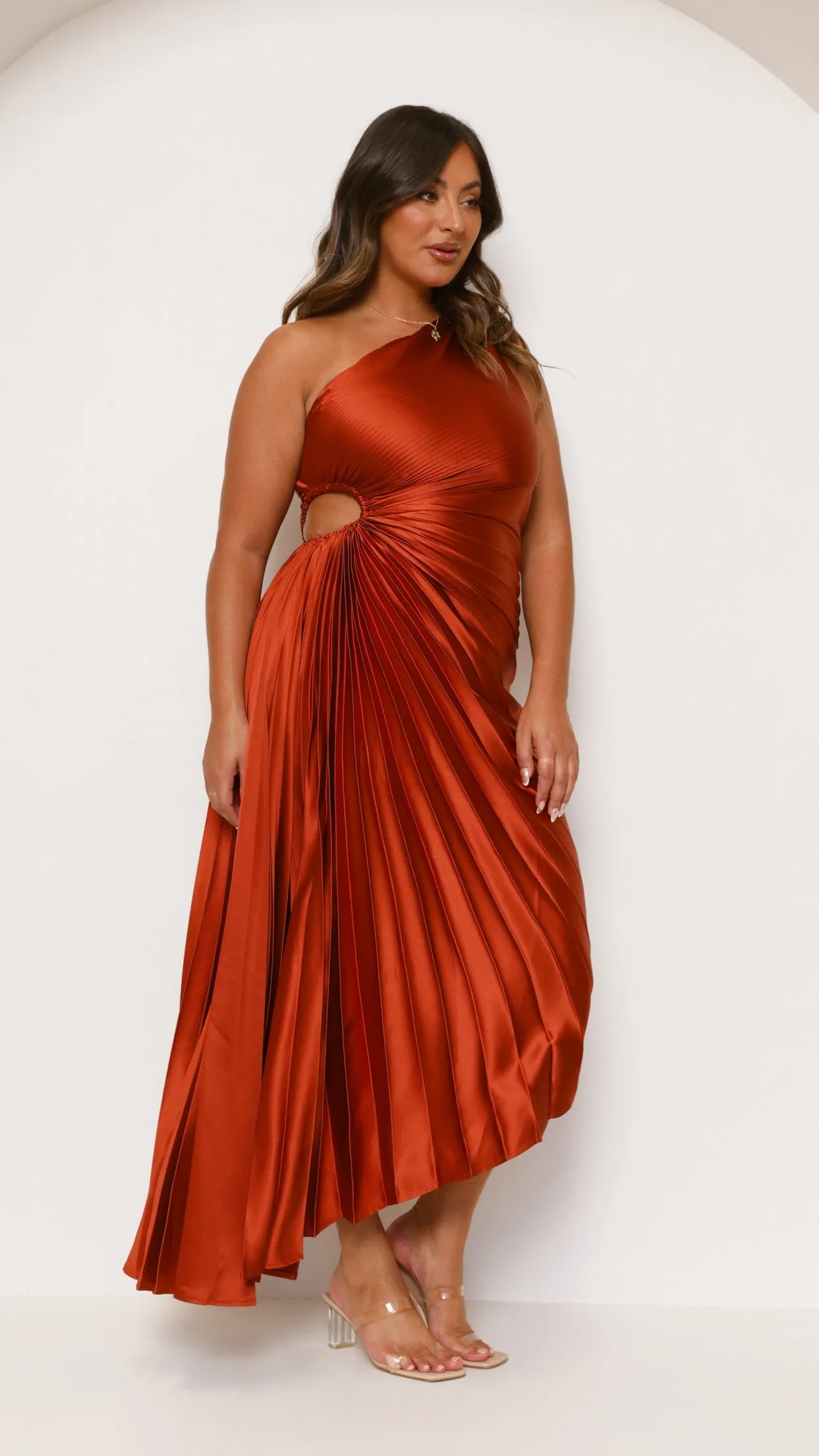Olivia Maxi Dress - Rust