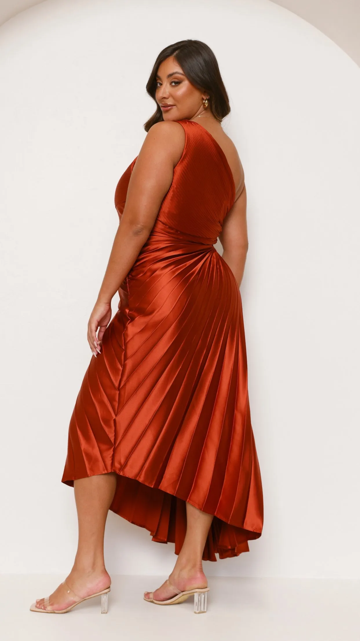 Olivia Maxi Dress - Rust