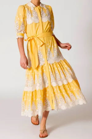 Ophelia Hummingbird Shirt Dress