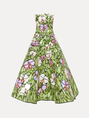 Orchid Mosaic Cocktail Dress