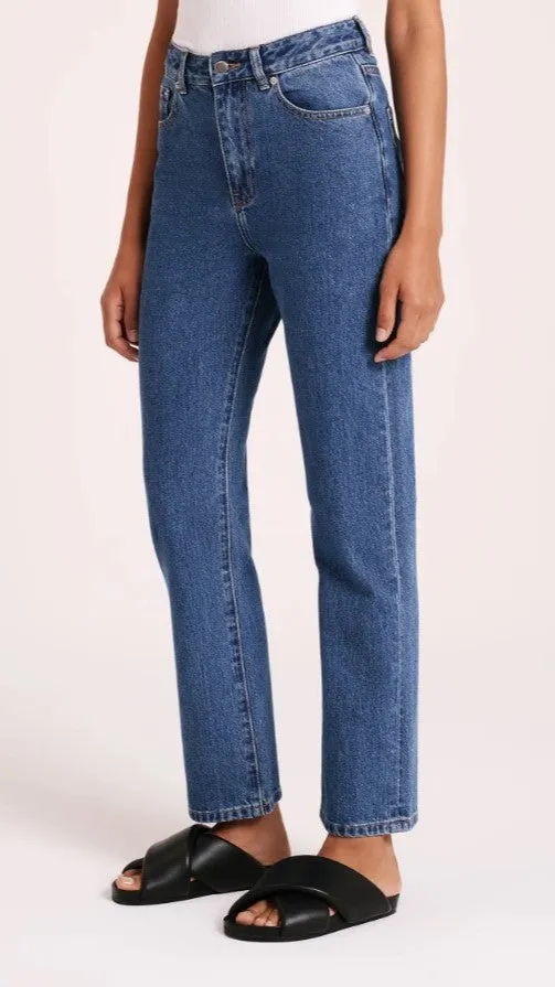Organic Straight Leg Jean - Vintage Blue
