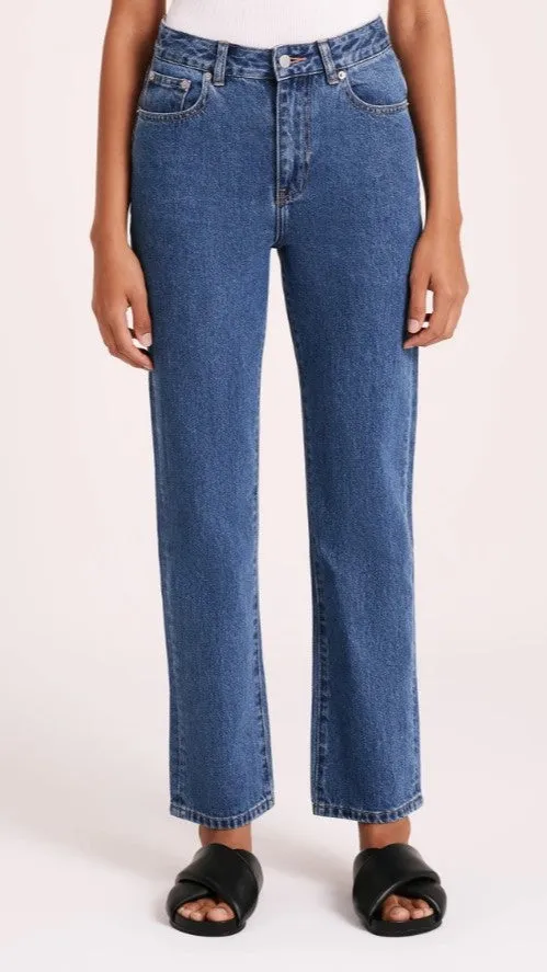 Organic Straight Leg Jean - Vintage Blue