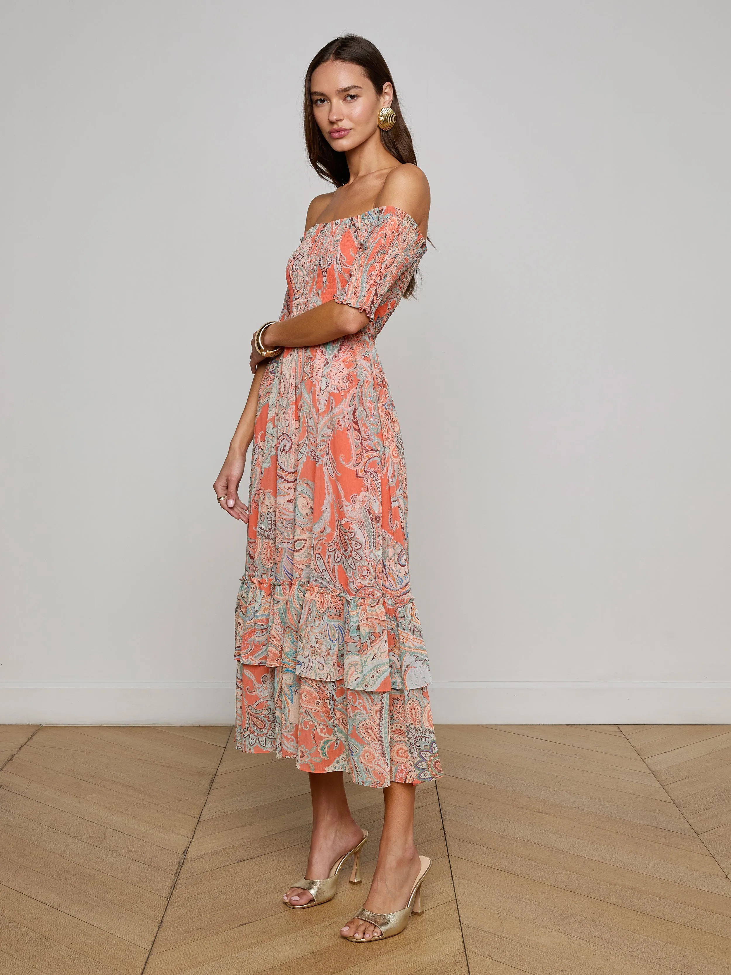 Oriel Off-The-Shoulder Dress