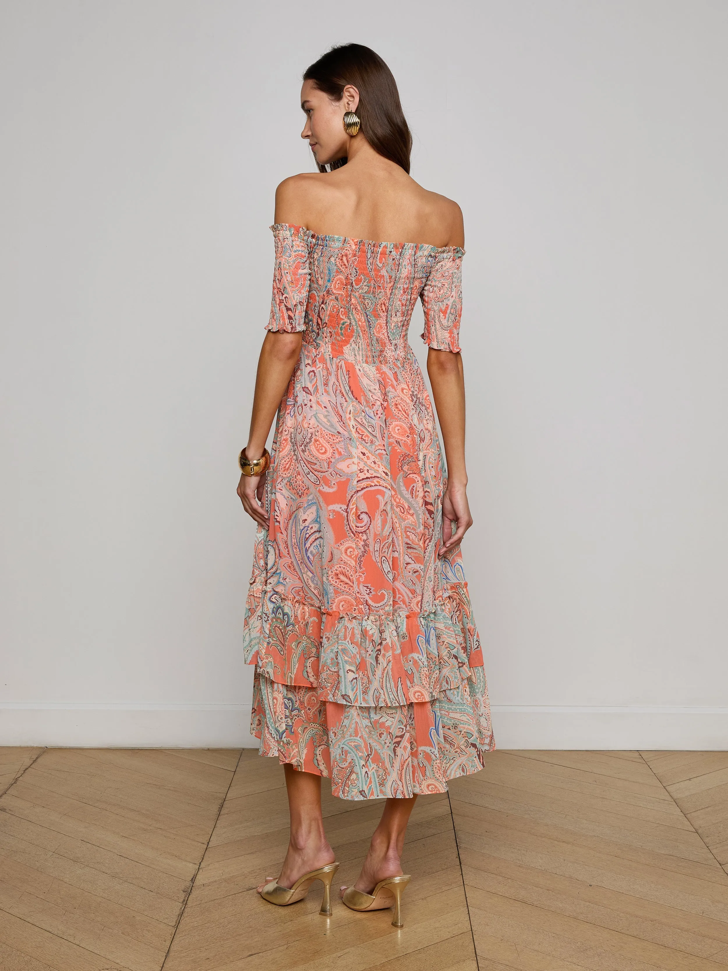 Oriel Off-The-Shoulder Dress
