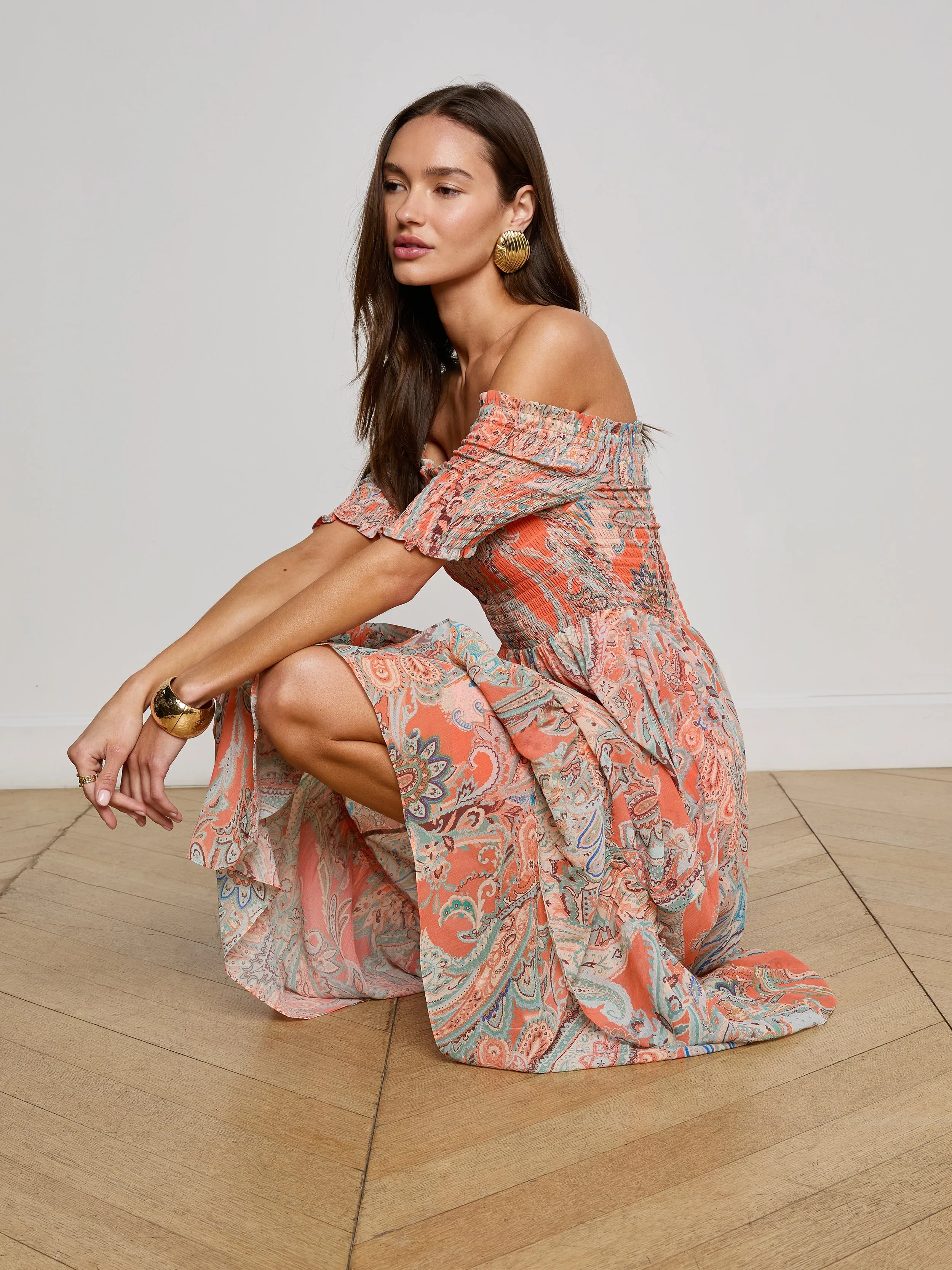 Oriel Off-The-Shoulder Dress