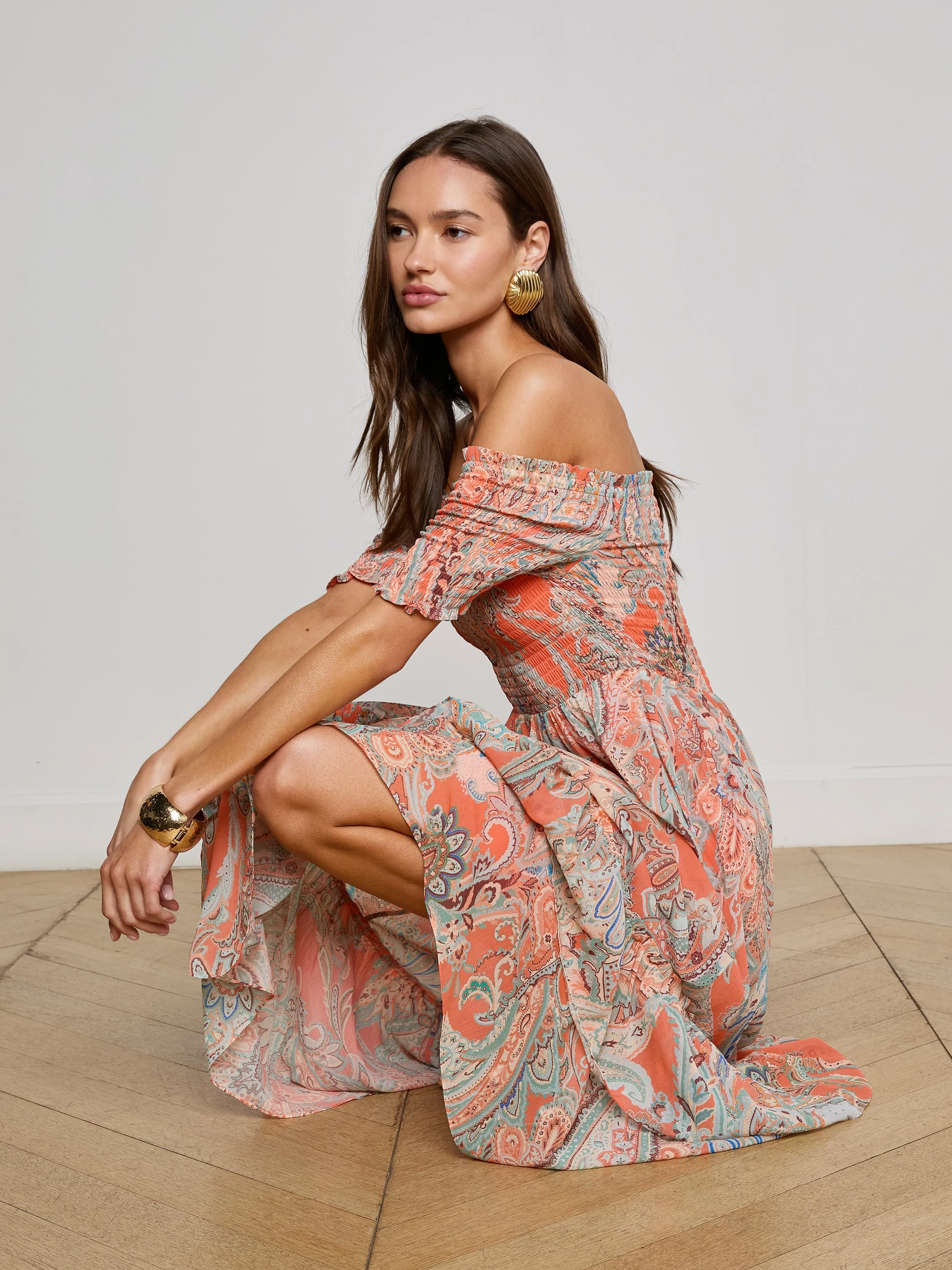 Oriel Off-The-Shoulder Dress