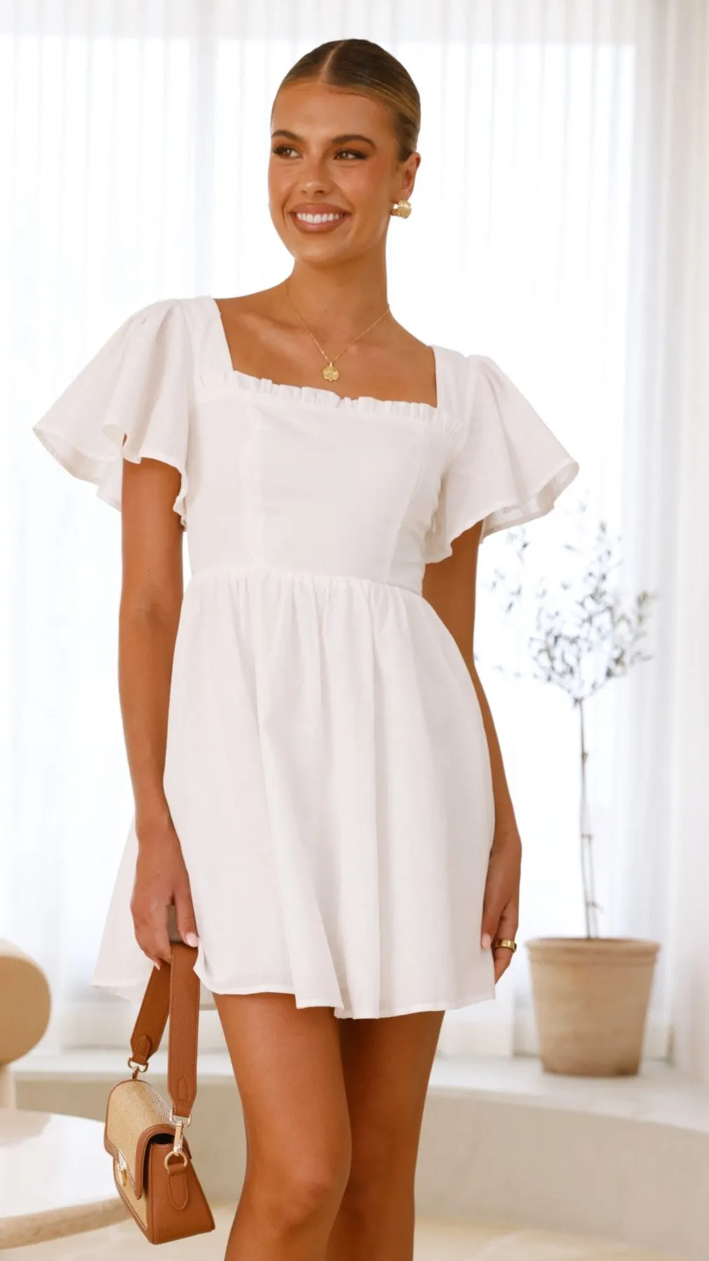 Pasha Mini Dress - White