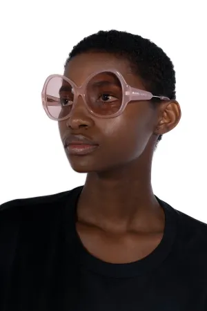 PINK OVERSIZED SUNGLASSES