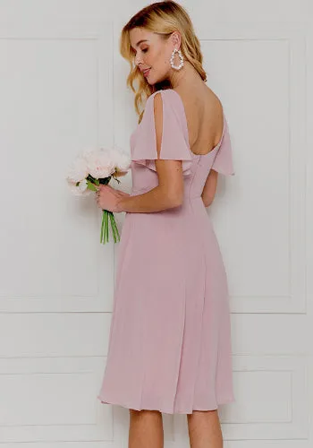 PRE-ORDER: Macy Dress in Mauve Pink