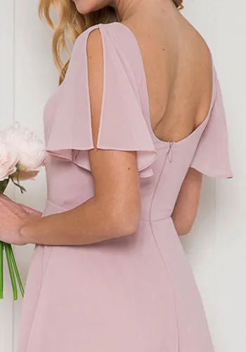 PRE-ORDER: Macy Dress in Mauve Pink