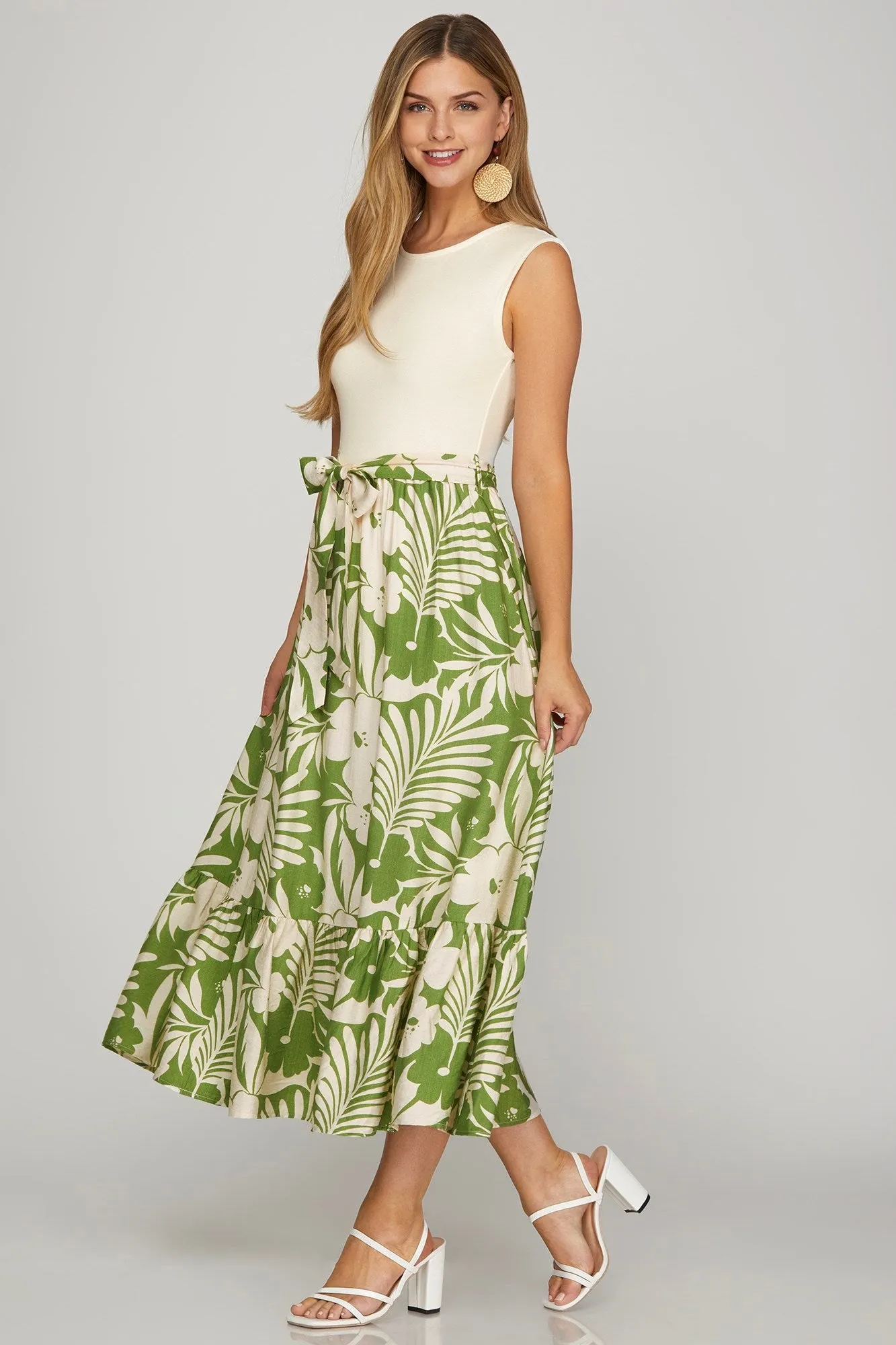 PRE-ORDER: Warm Welcome Dress in Green
