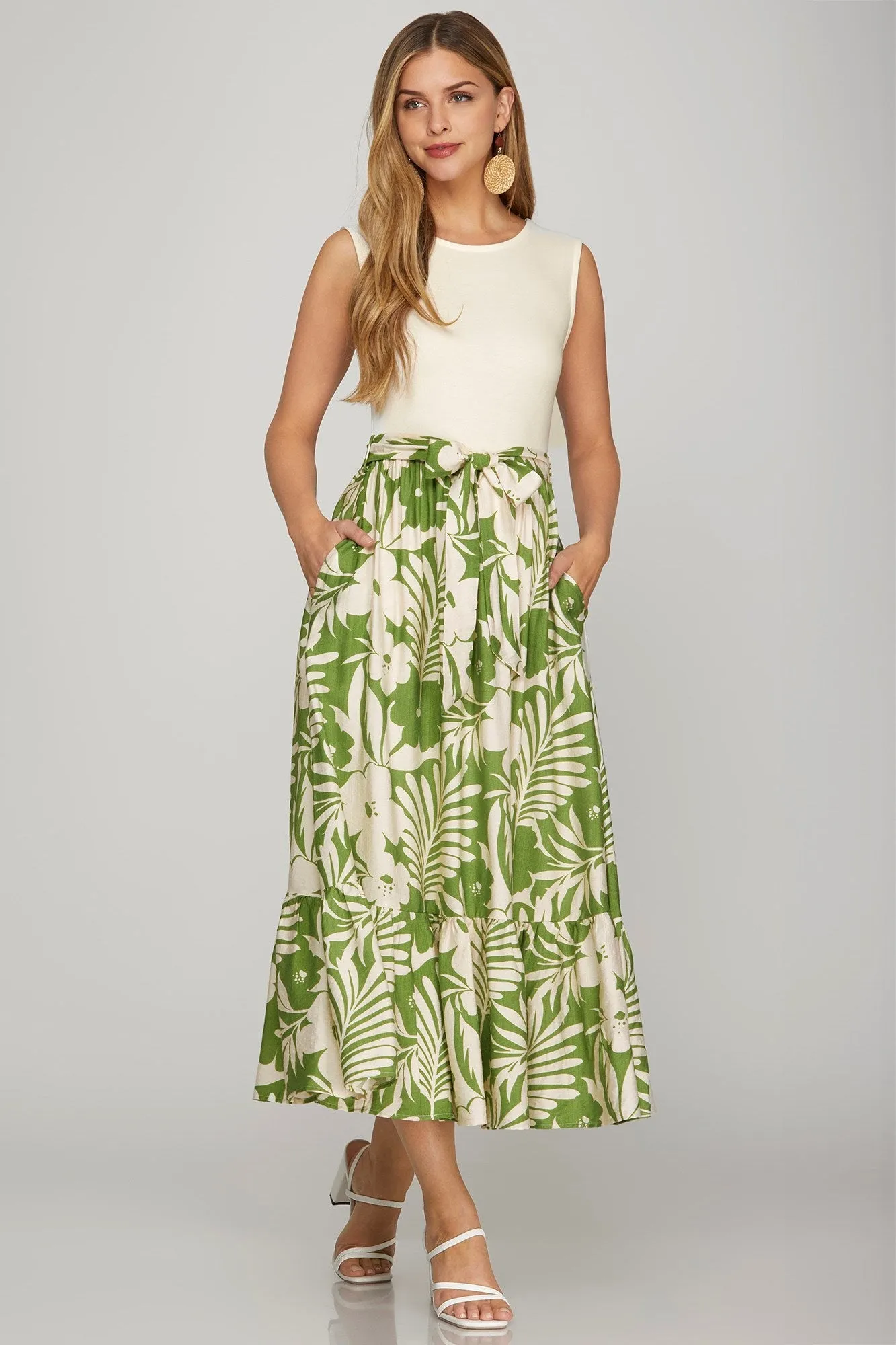 PRE-ORDER: Warm Welcome Dress in Green