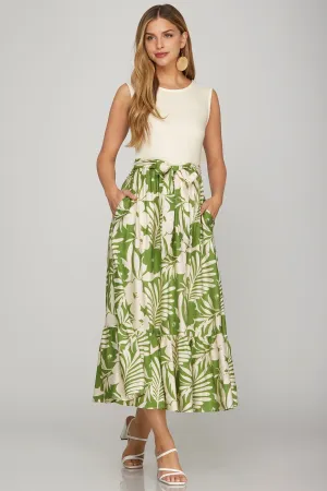 PRE-ORDER: Warm Welcome Dress in Green