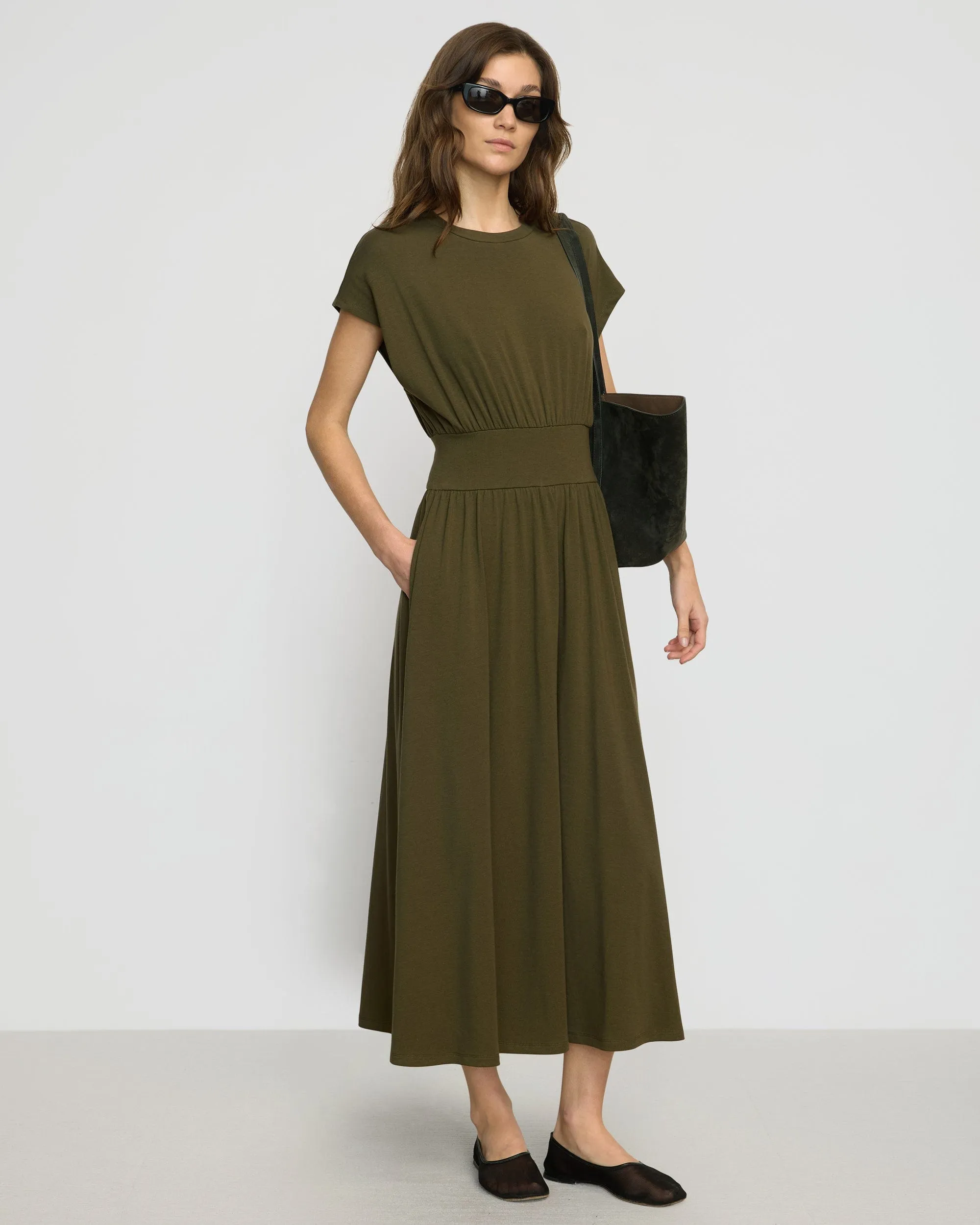 Prima Jersey Midi Dress