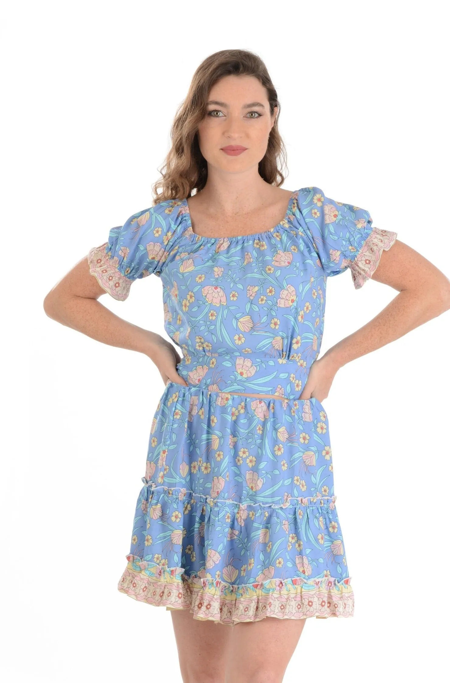 Provence Top / Sky Blue