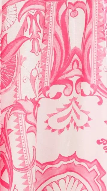 Quita Midi Dress - Pink Raspberry Jam