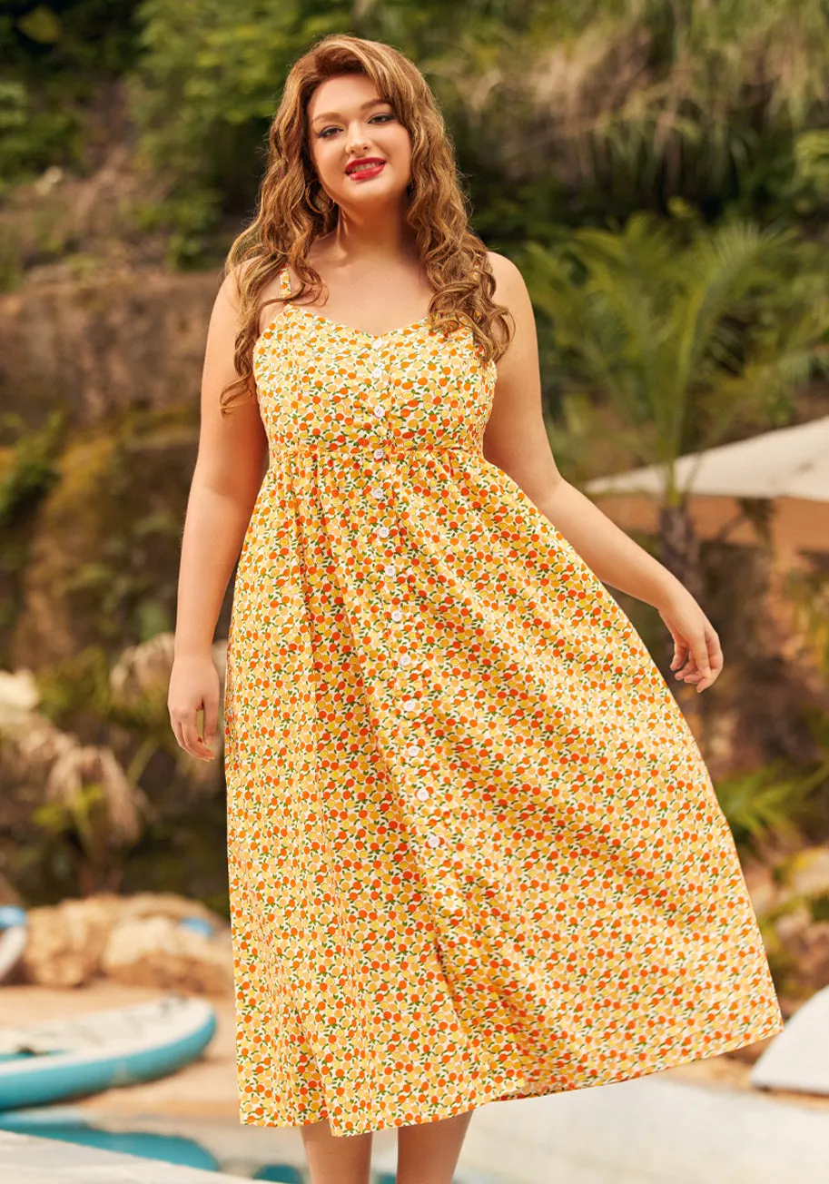 Quite Clearly Charismatic Midi Dress
