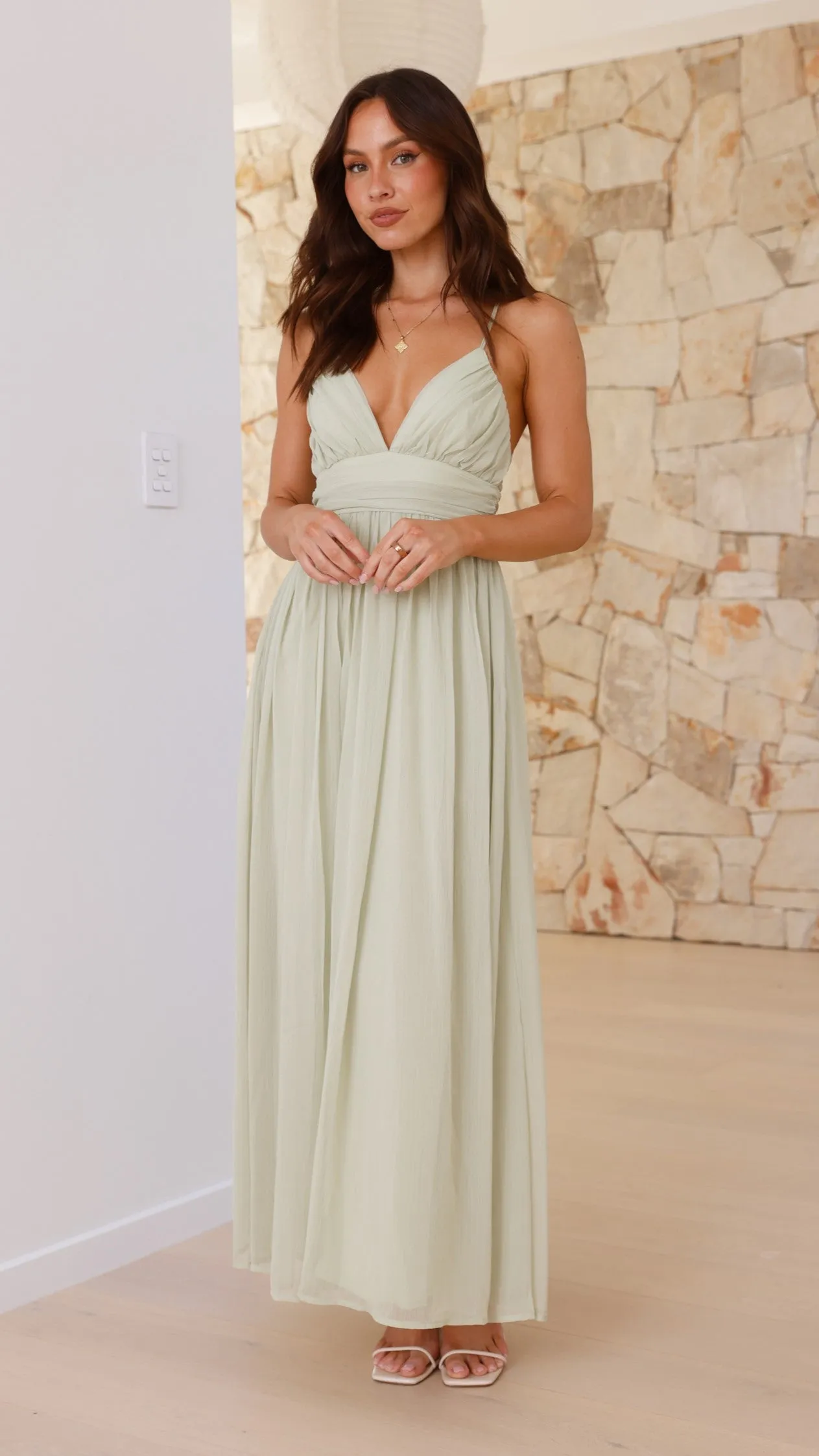 Raeanne Maxi Dress - Sage