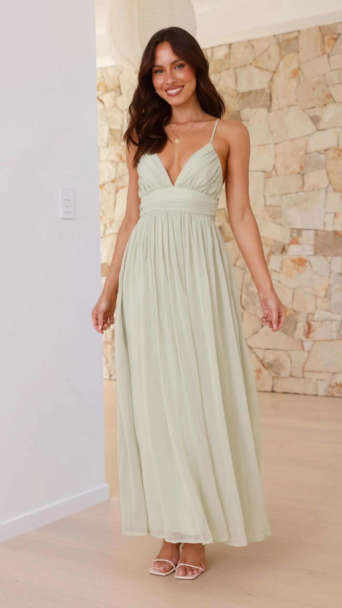 Raeanne Maxi Dress - Sage