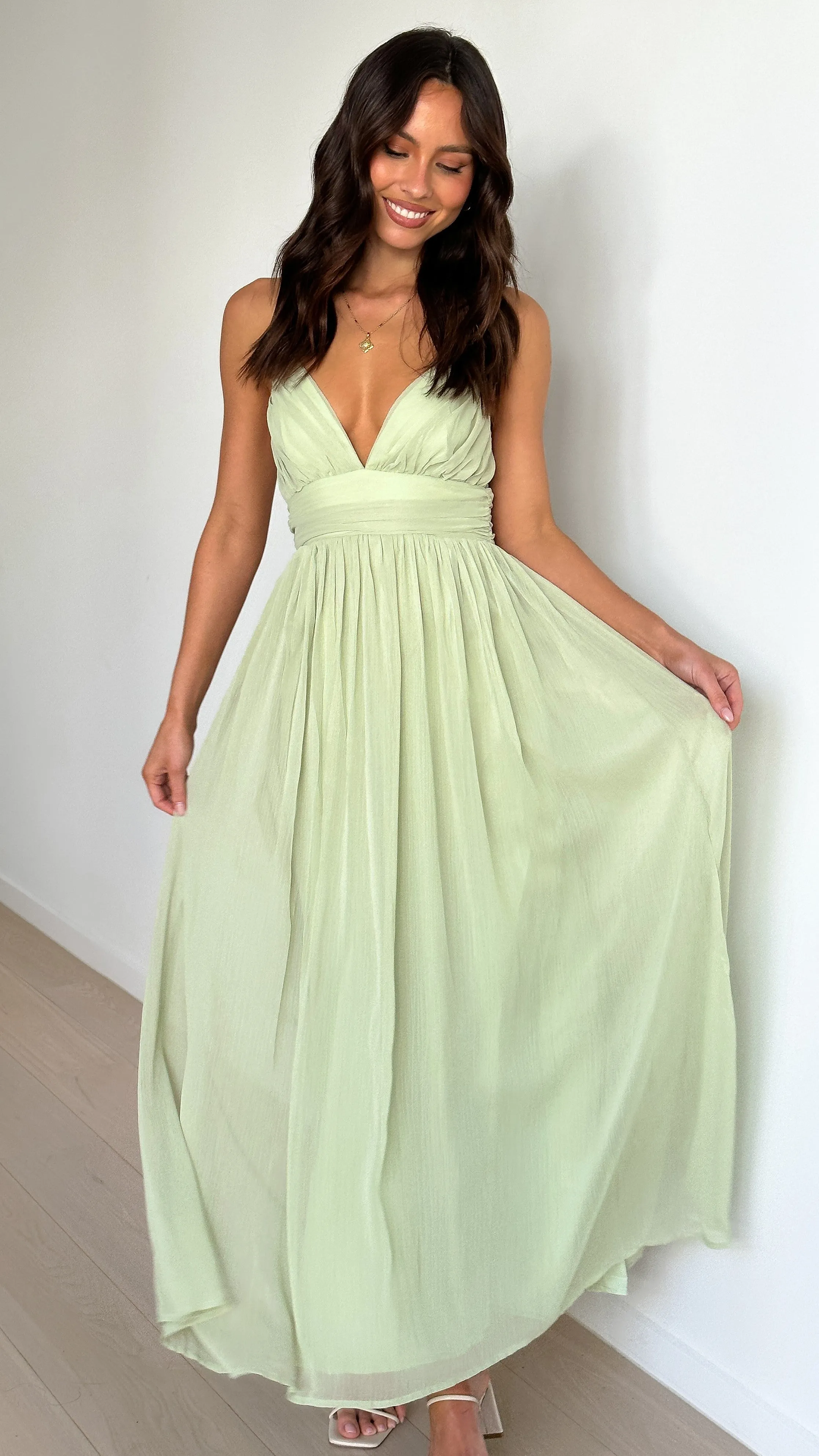 Raeanne Maxi Dress - Sage