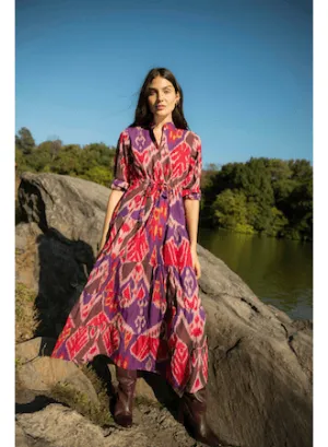 Rambagh Ikat Purple