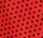 Red Black Polka Dot Swing Dress