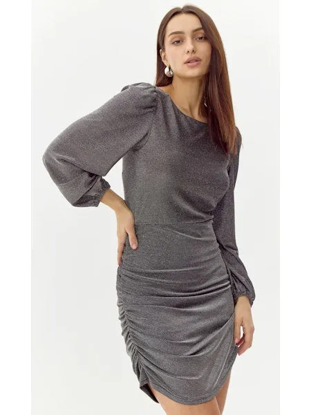 Rena Metallic Mini Dress