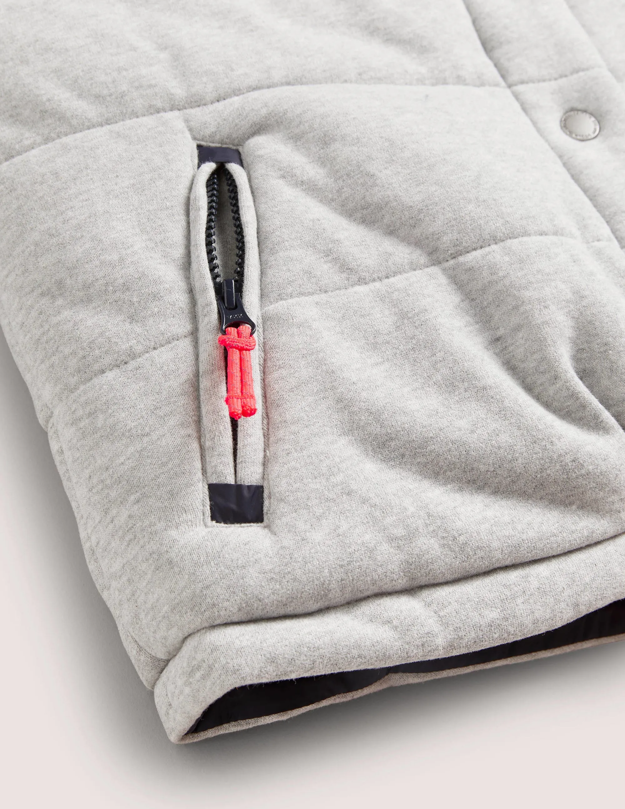 Reversible Gilet-Grey Marl with Navy