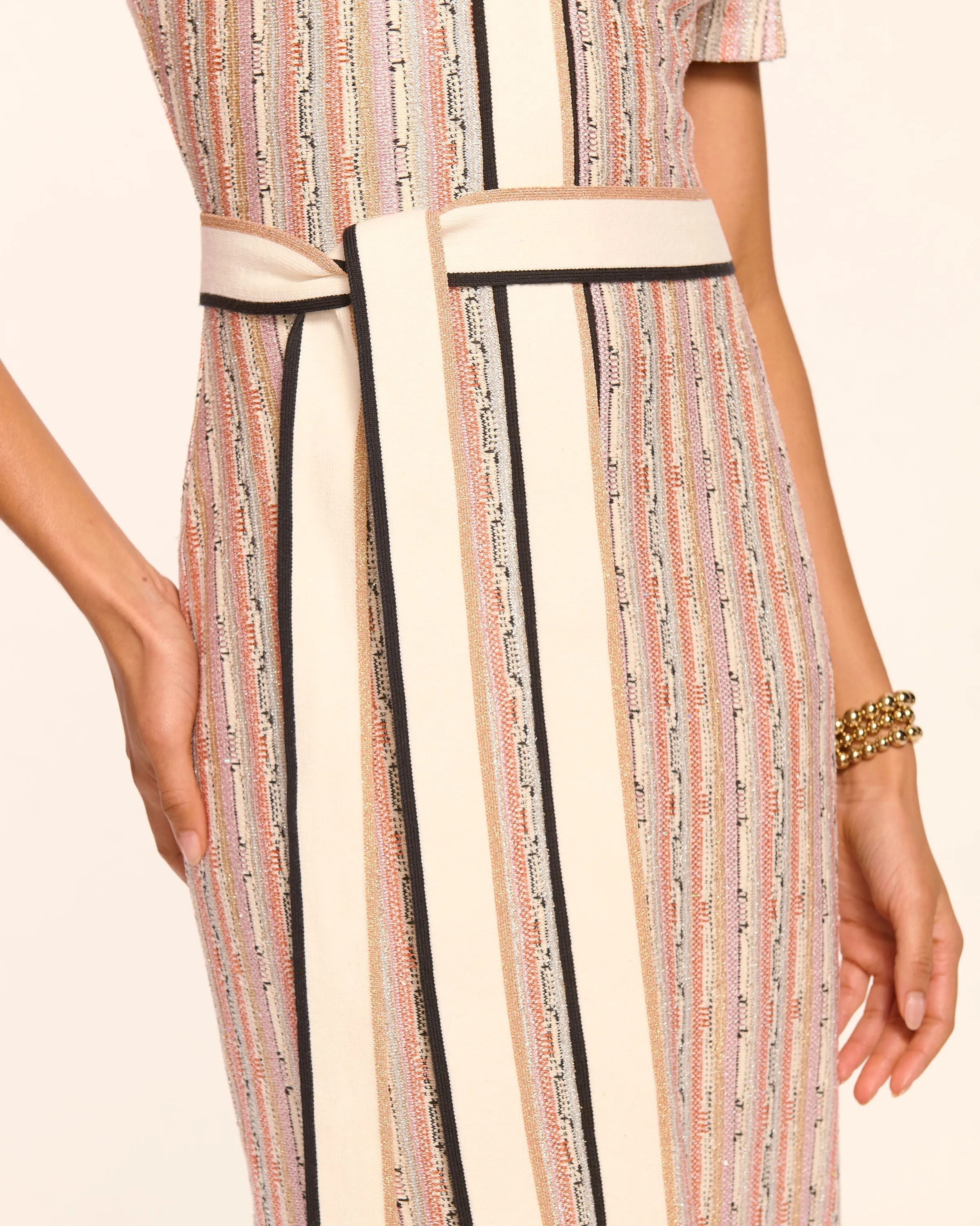 Ronda Sequin Knit Midi Dress