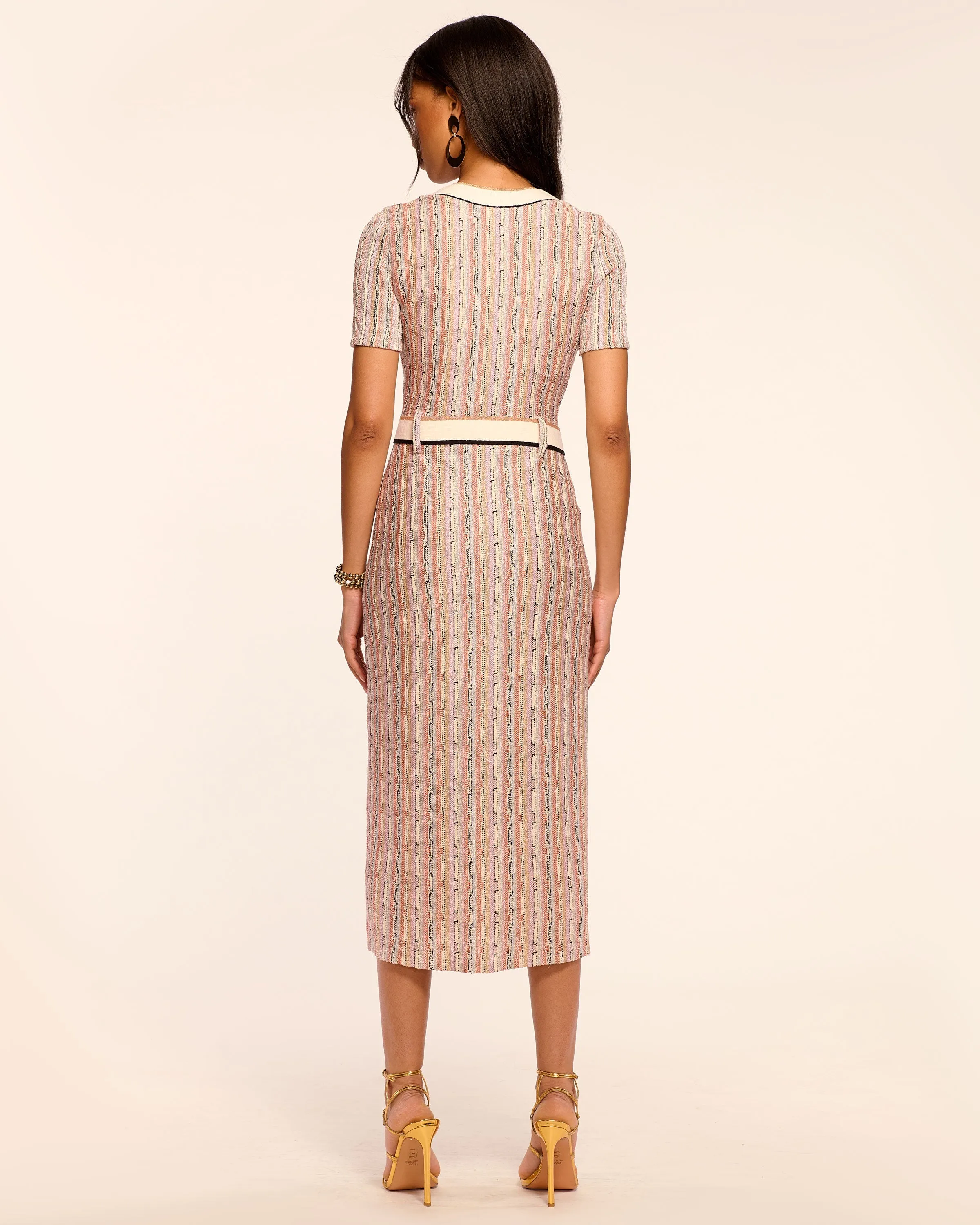 Ronda Sequin Knit Midi Dress